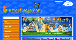 Desktop Screenshot of butterflyers.com